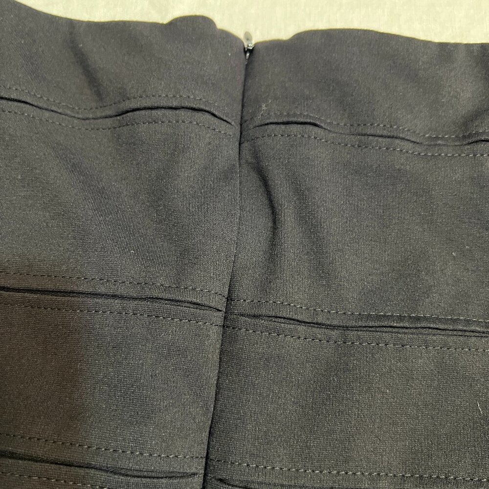 Escada Black Sheath Dress 40/M Cap Sleeve Cocktail Career Party Classic Stretch - Picture 4 of 13